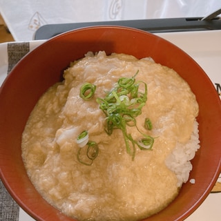 時短！簡単な卵とじ丼(^^)/